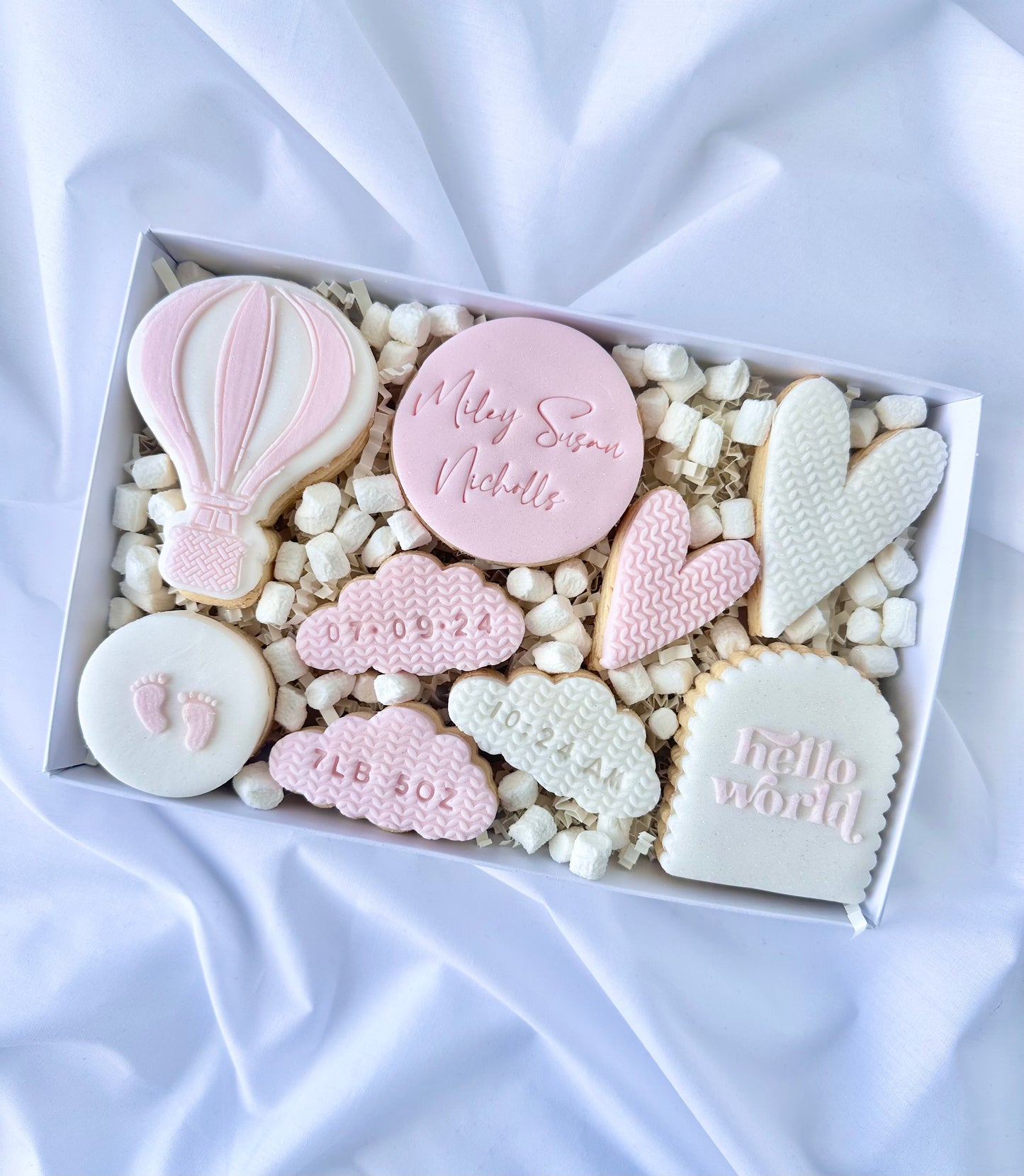 Hello world shortbread biscuit box