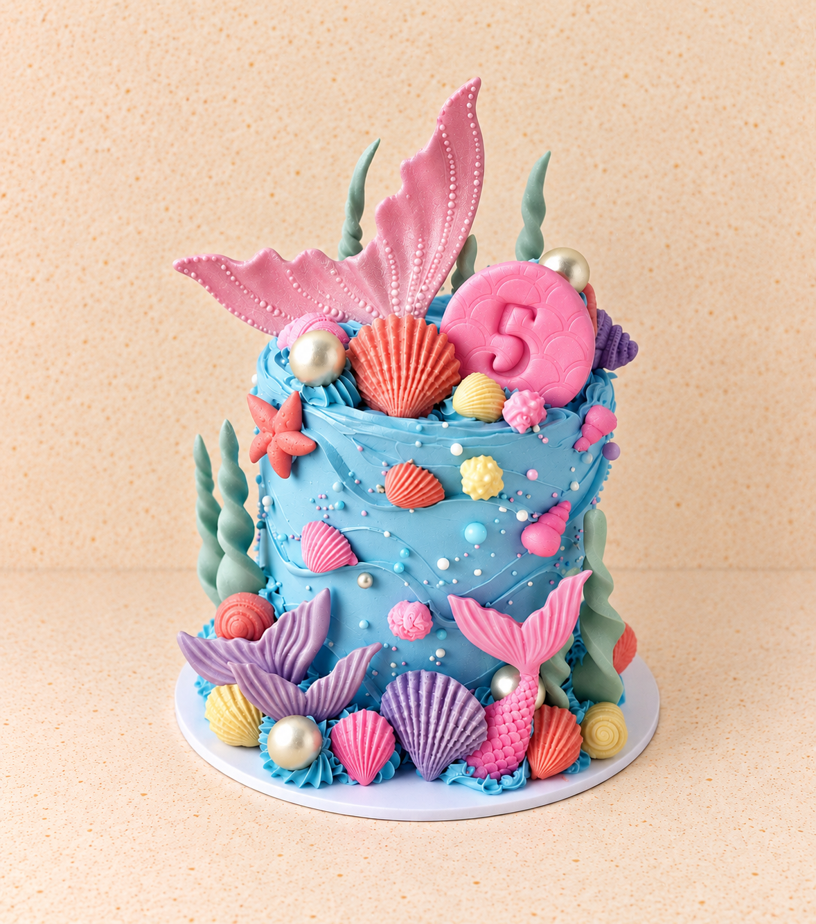 Mermaid theme didi cake