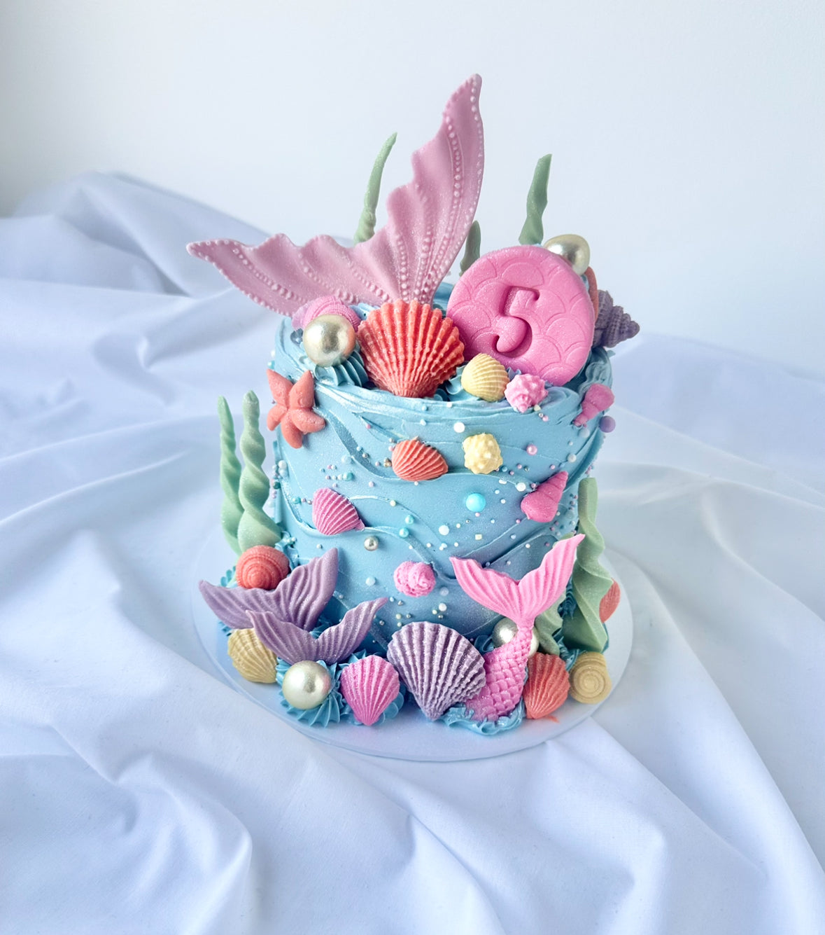 Mermaid theme didi cake