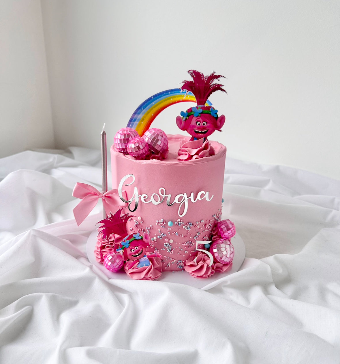 Trolls Poppy didi cake