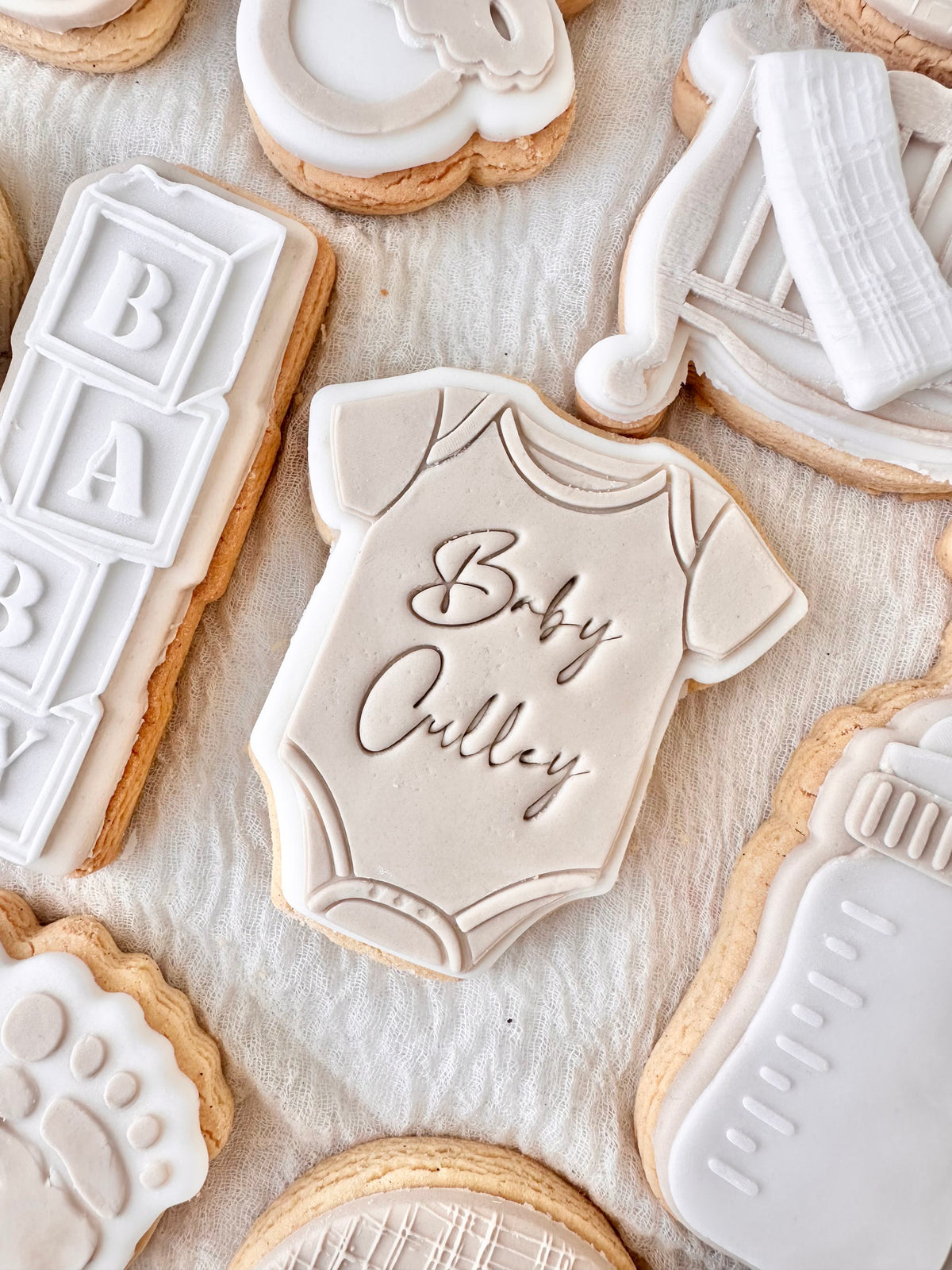 Baby Themed Shortbread Biscuits