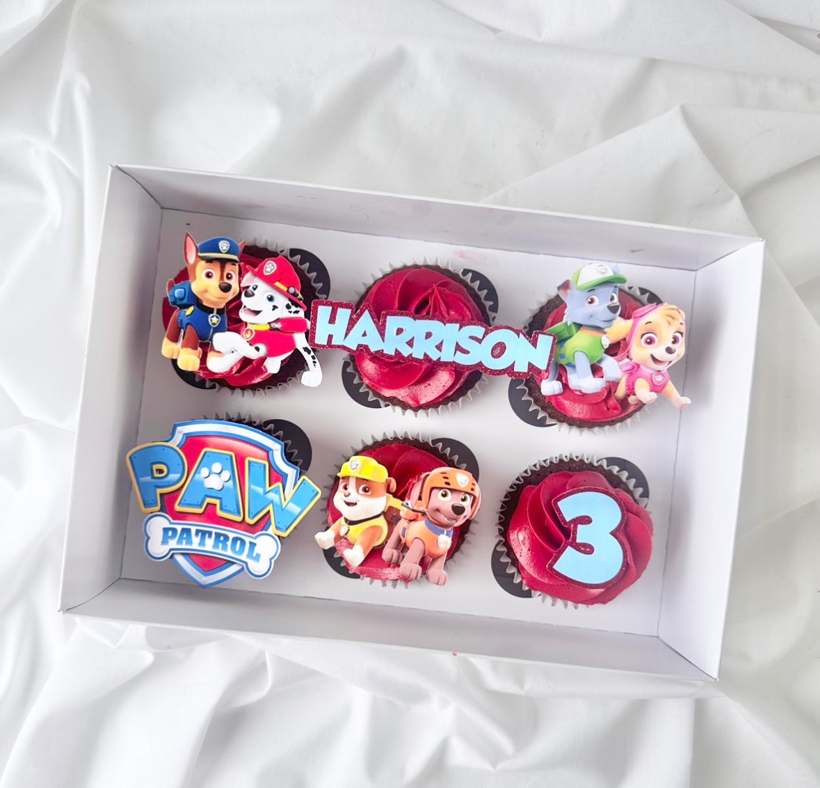 Paw Patrol themed cupcakes