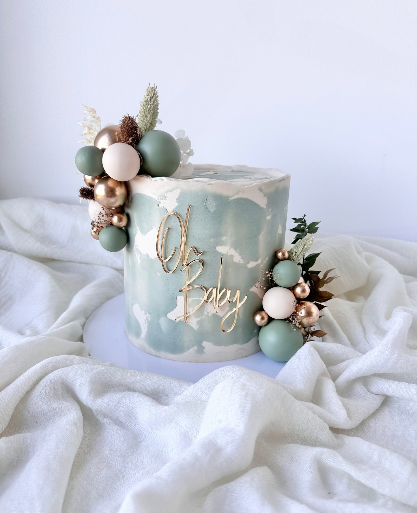 Botanical Floral Cake