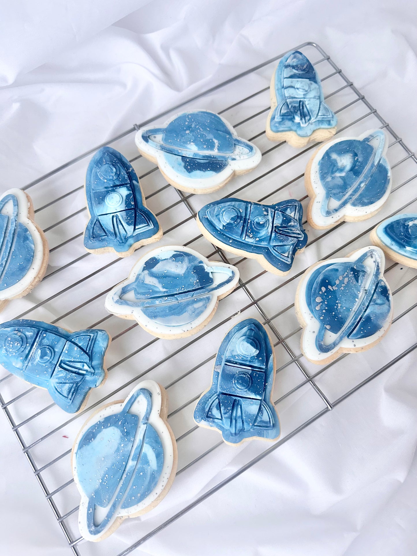 Space themed Shortbread