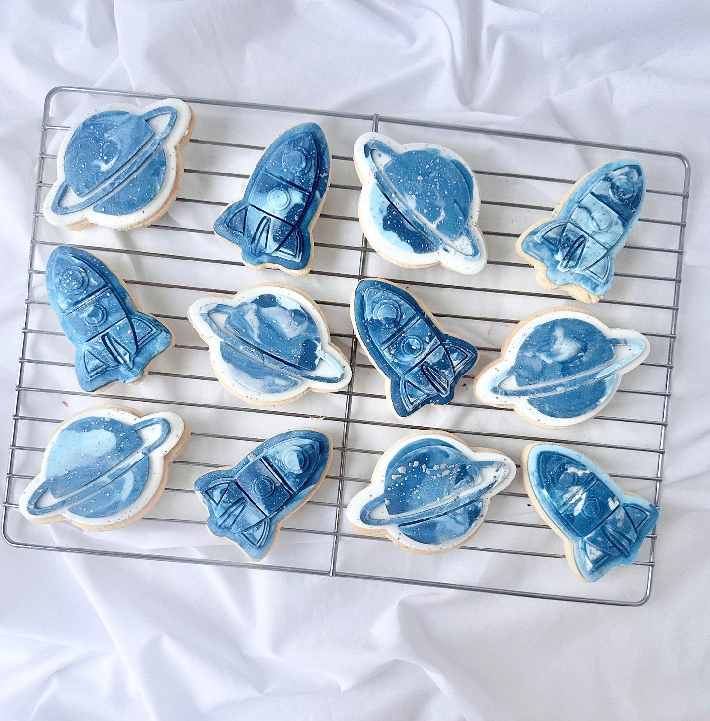Space themed Shortbread