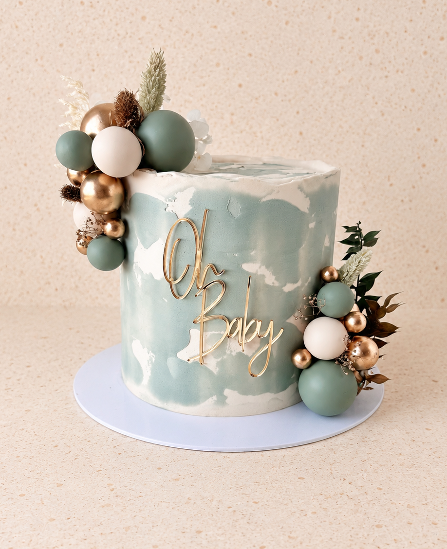 Botanical Floral Cake