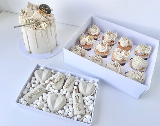Baby drip cake, Cupcakes & Cakesicle set
