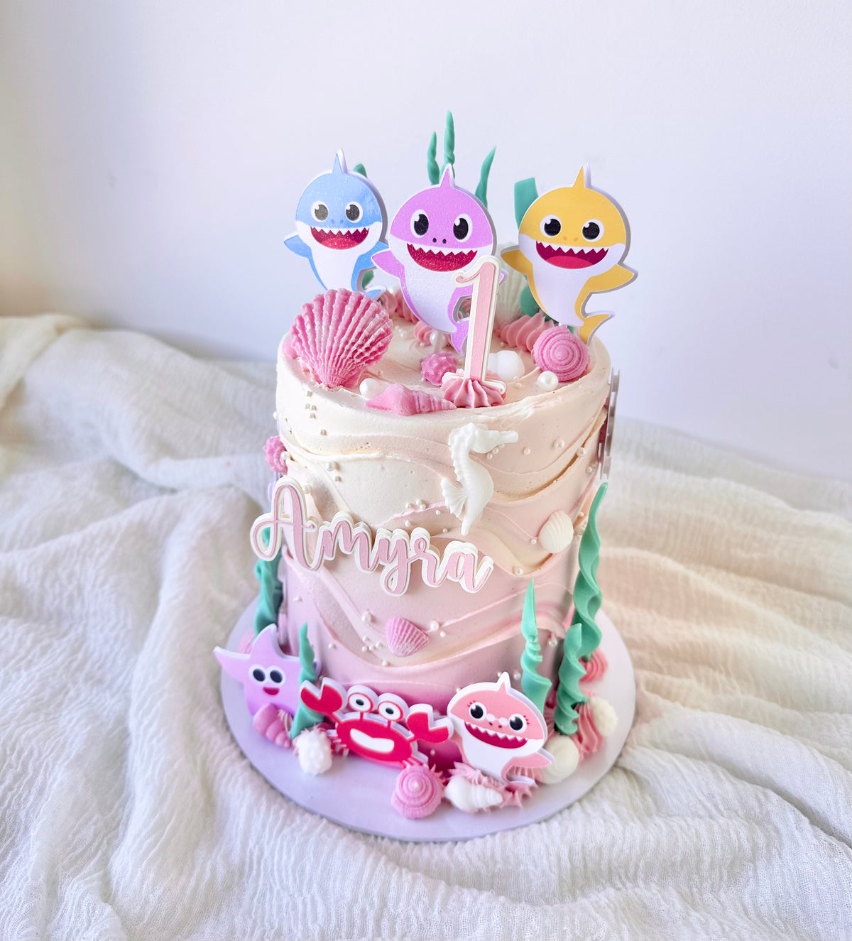 Baby shark cake