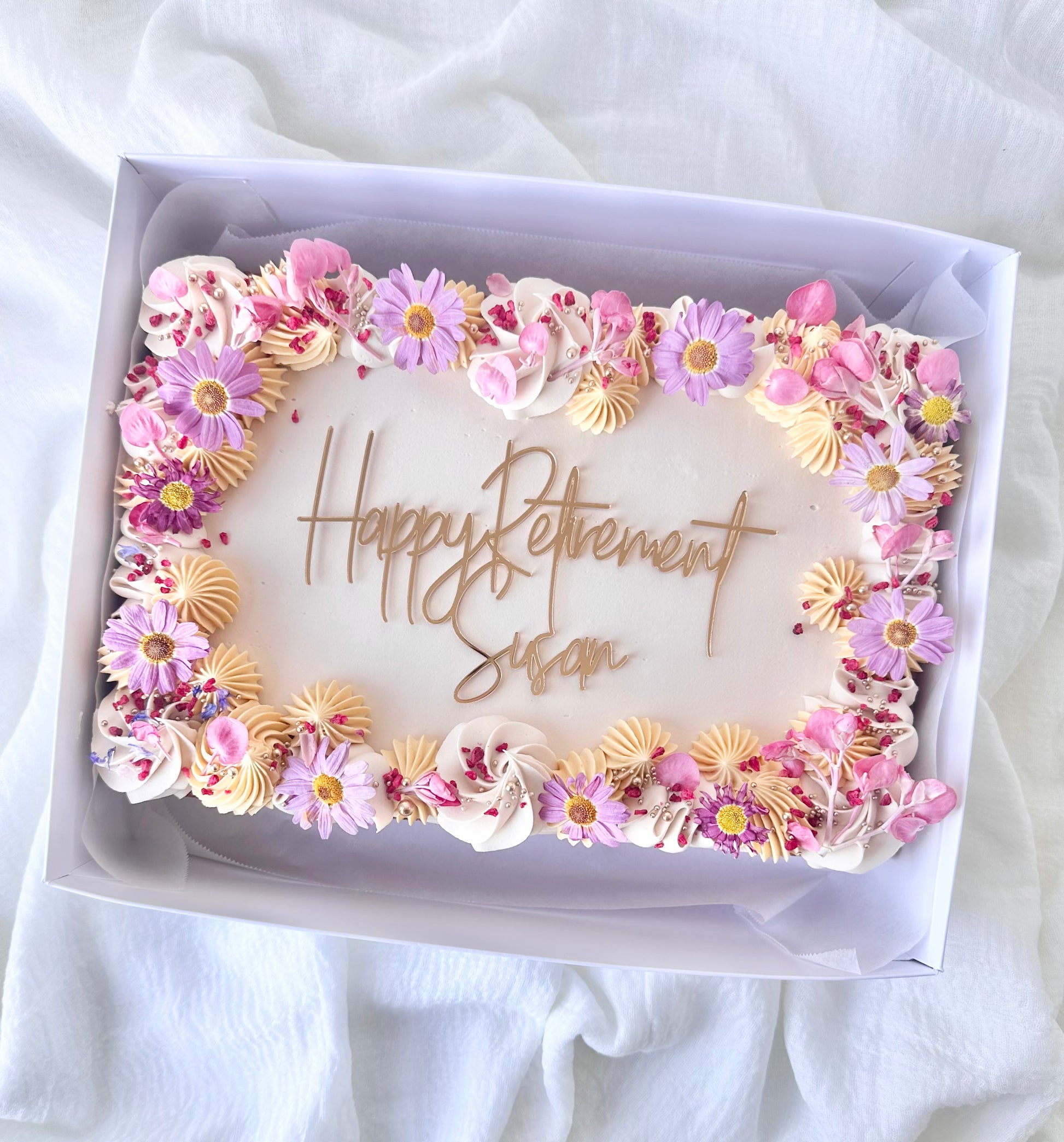 succulent sheet cake ideas Summer floral sheetcake