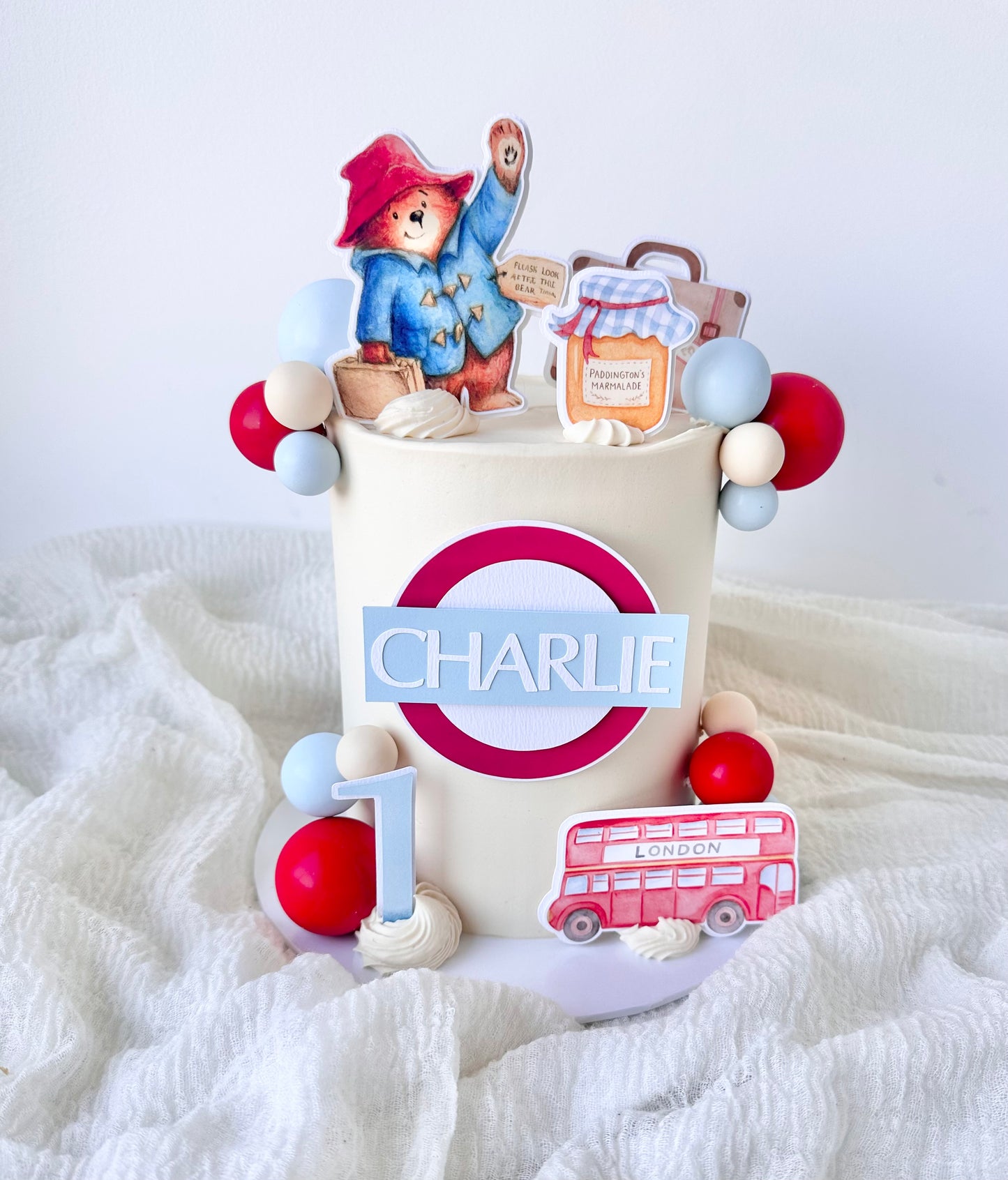 Paddington bear themed cake