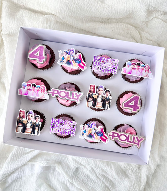 K-POP themed Cupcakes