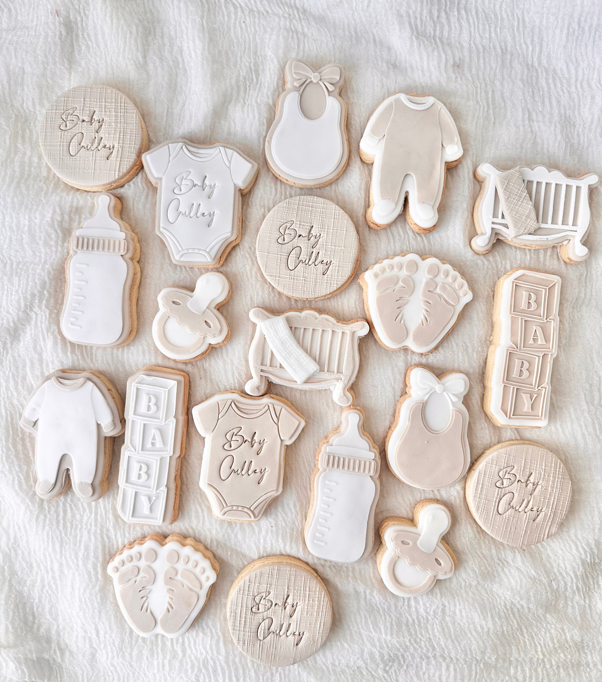 Baby Themed Shortbread Biscuits
