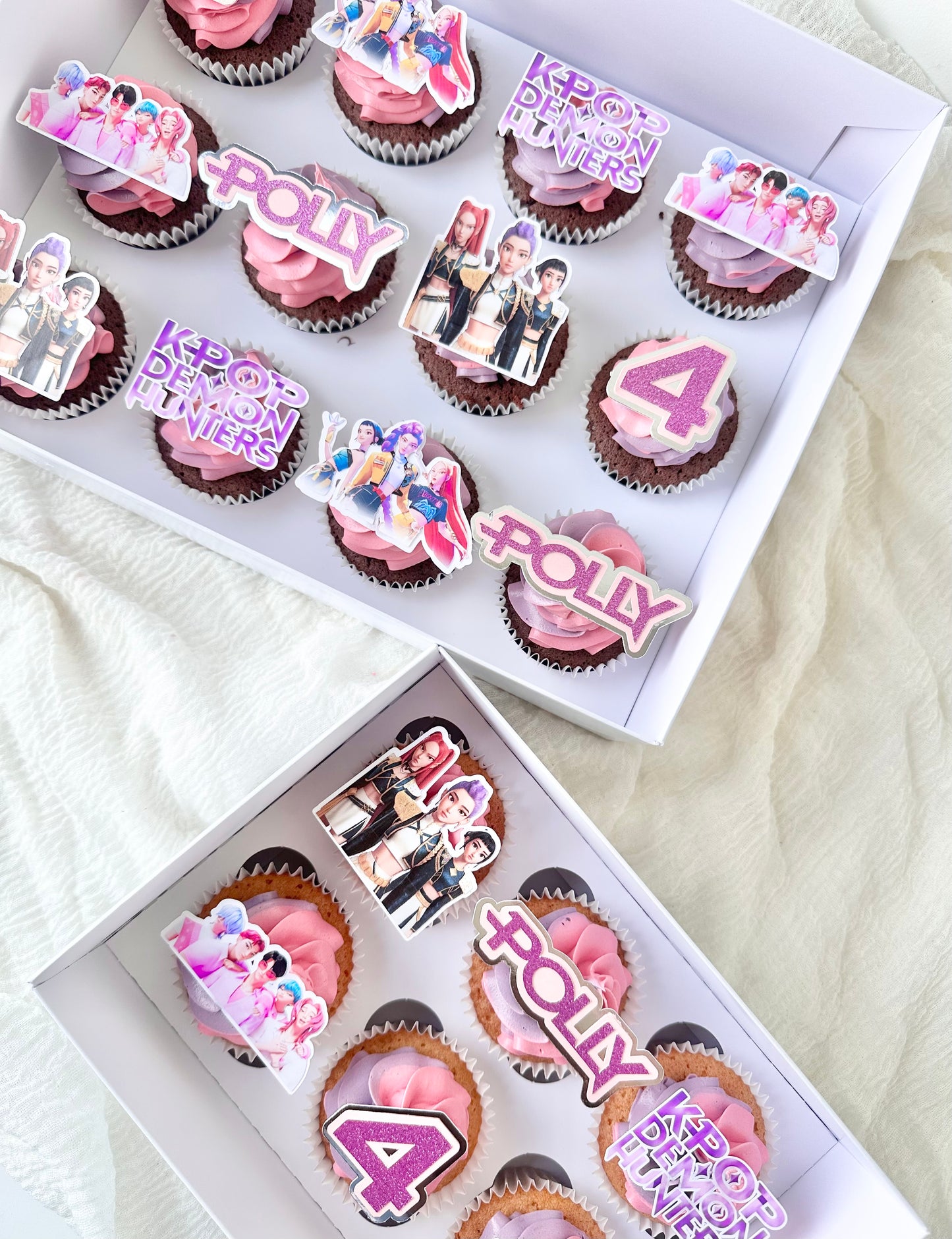 K-POP themed Cupcakes
