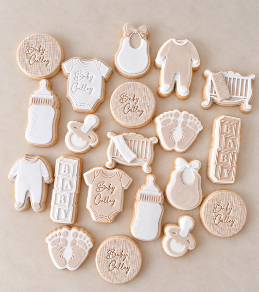 Baby Themed Shortbread Biscuits