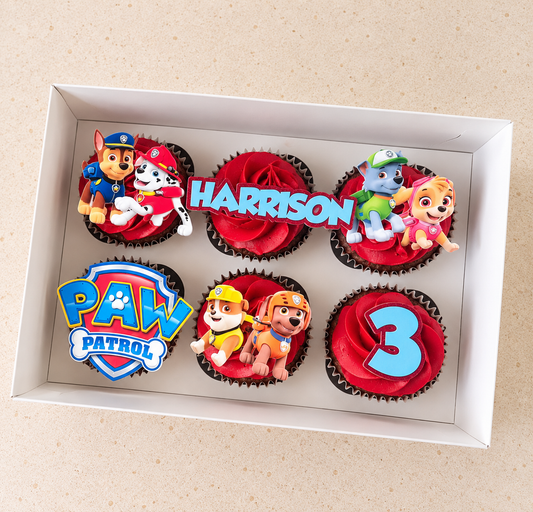 Paw Patrol themed cupcakes