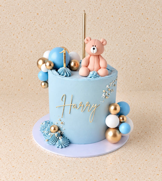 3d Teddy bear themed cake