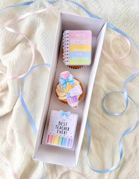 Teacher cupcakes