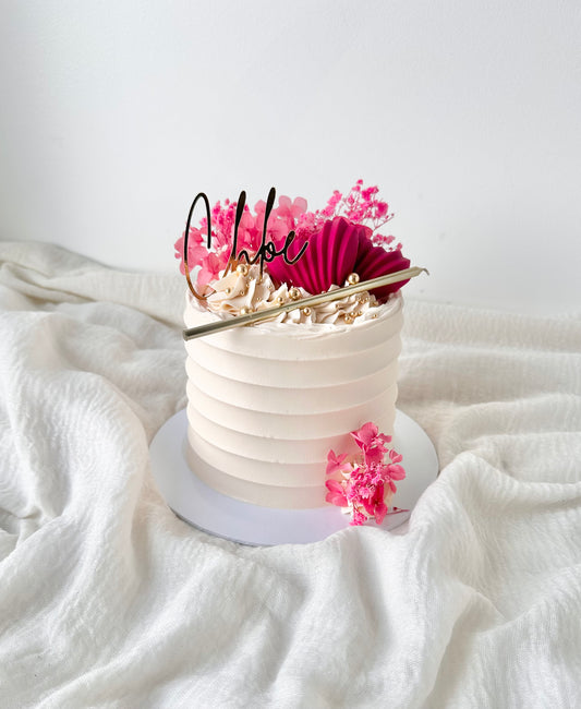 Baby floral cake