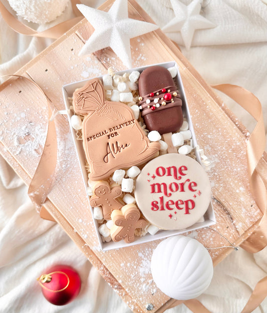 One more sleep cakesicle box