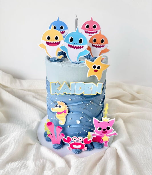Baby shark cake