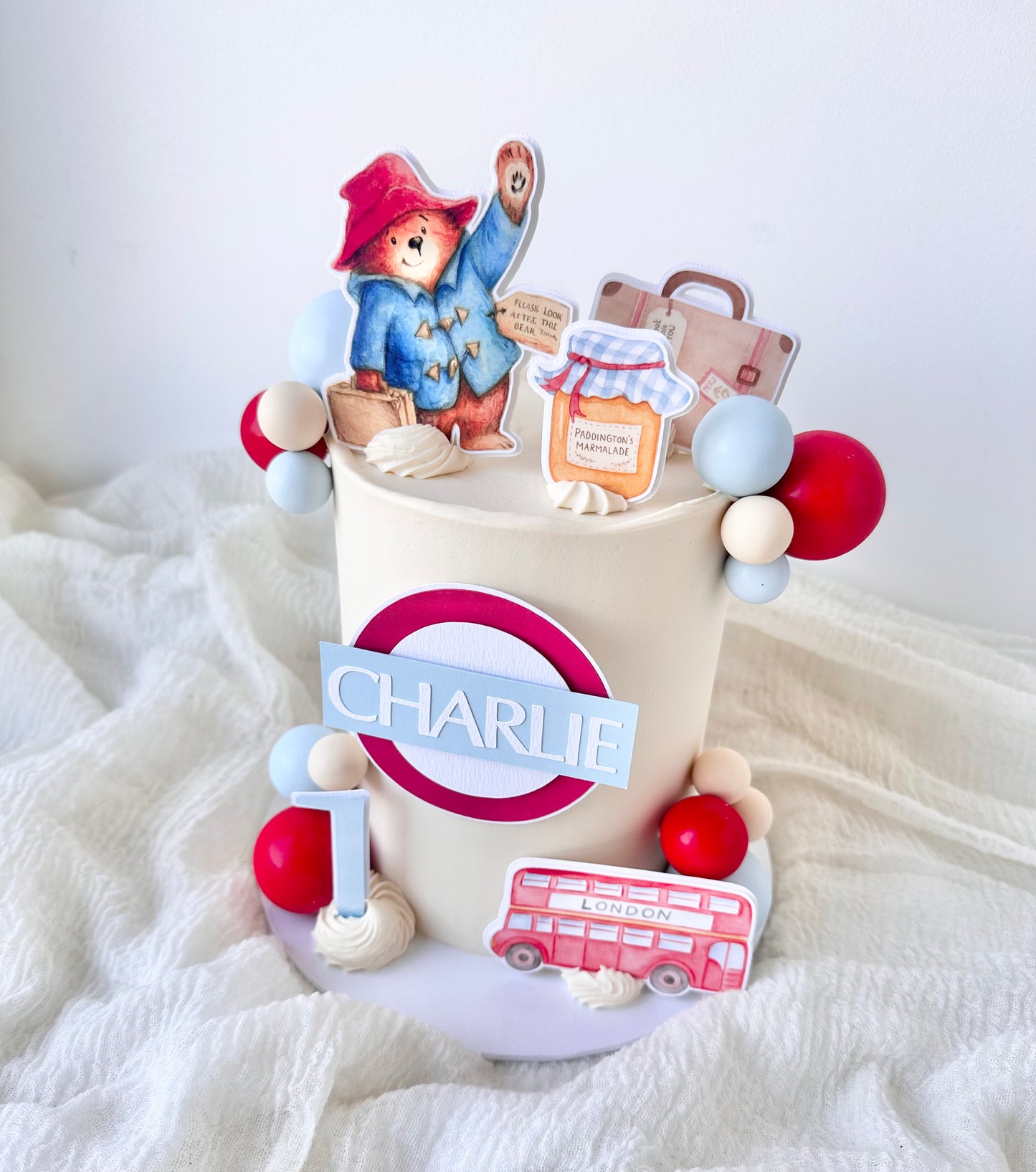 Paddington bear themed cake