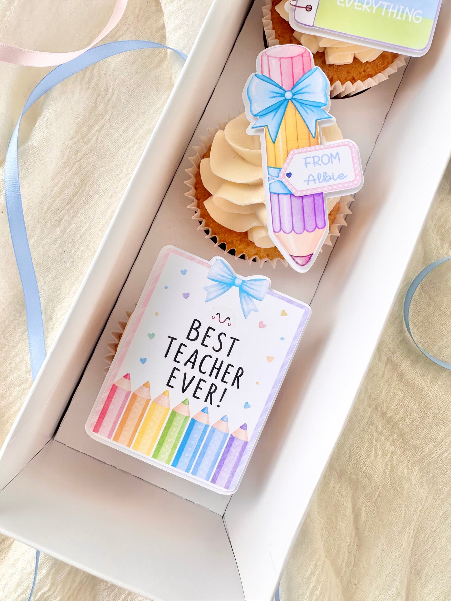 Teacher cupcakes