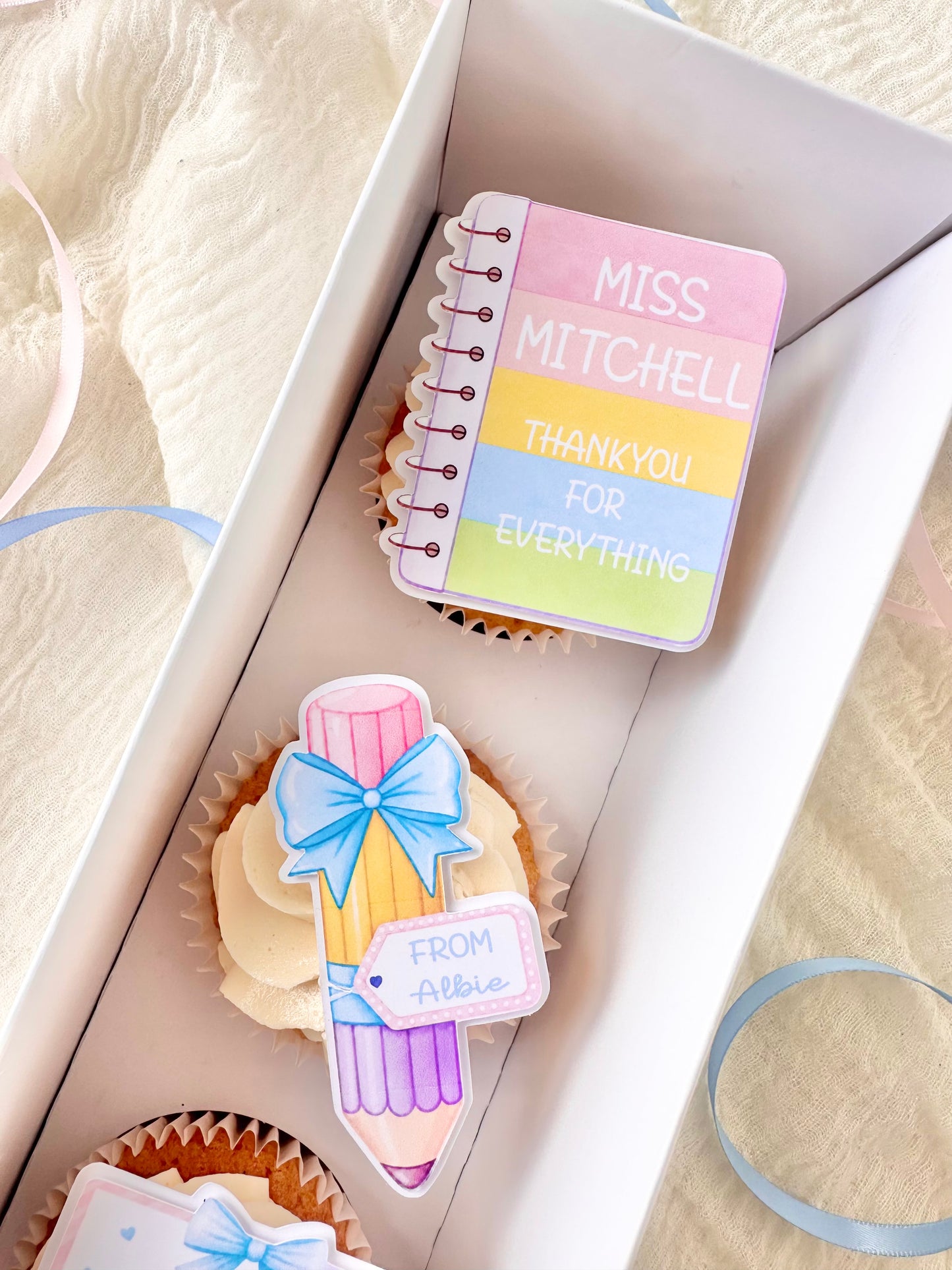 Teacher cupcakes
