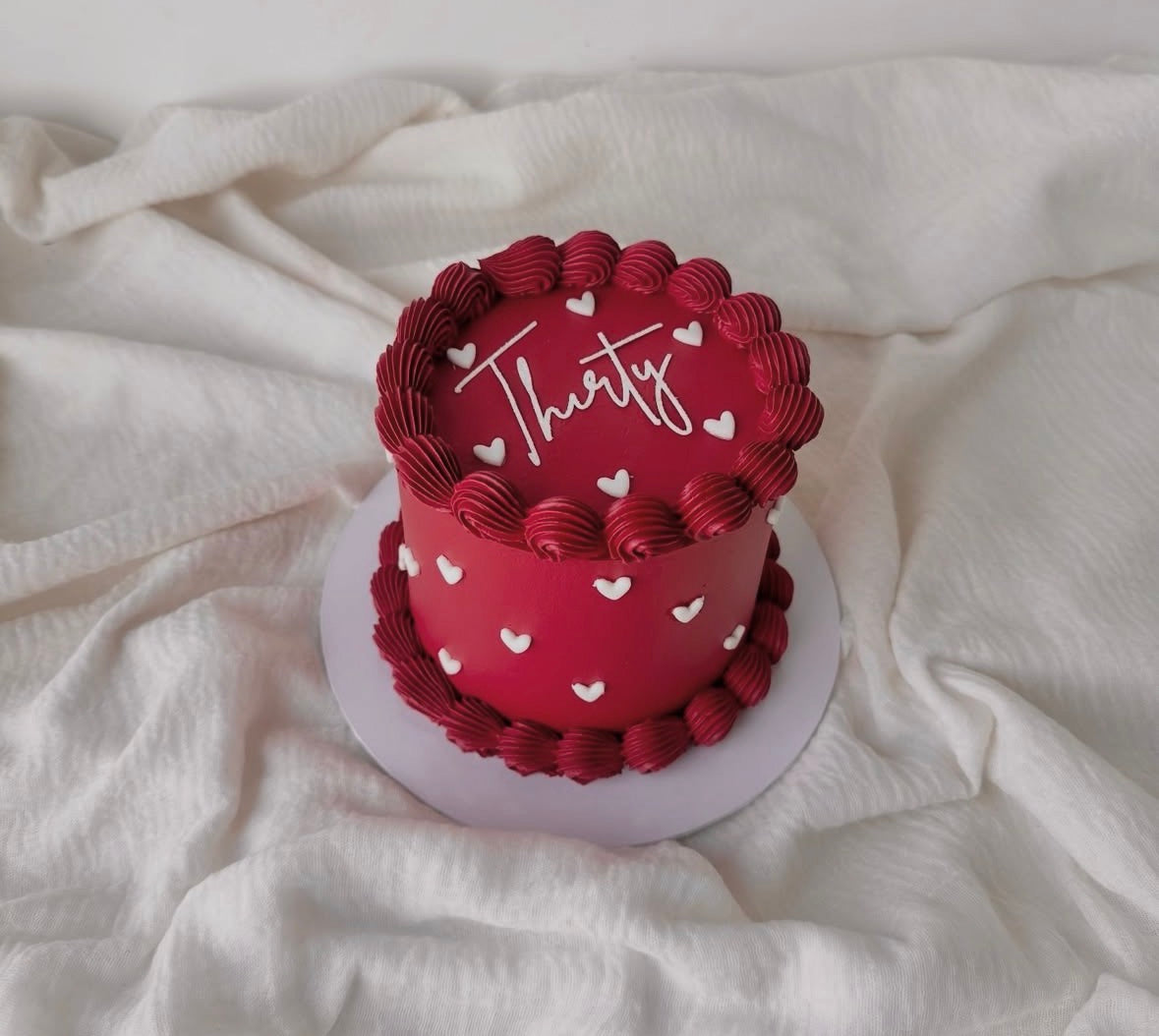 Cake of hearts