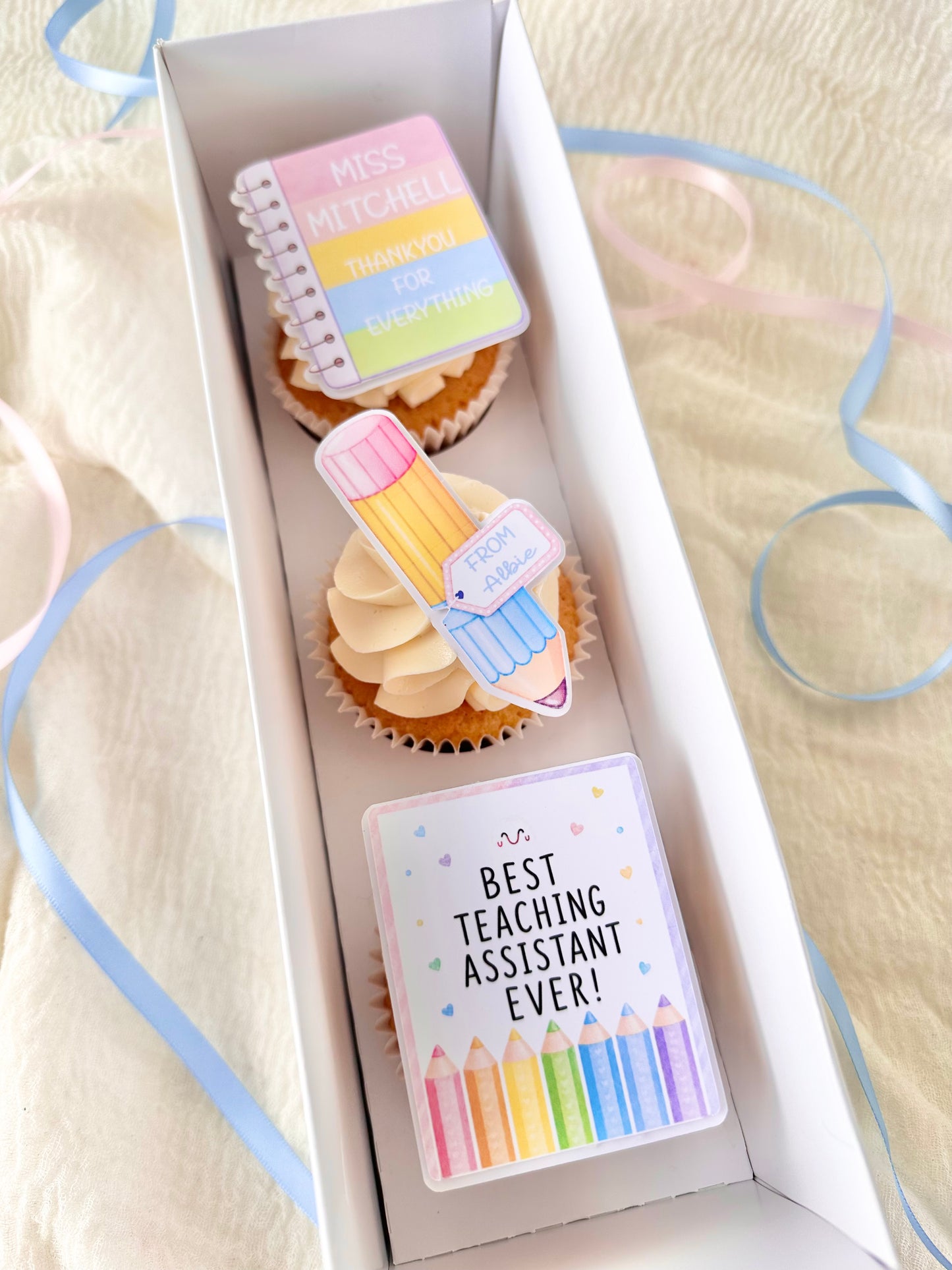 Teacher cupcakes