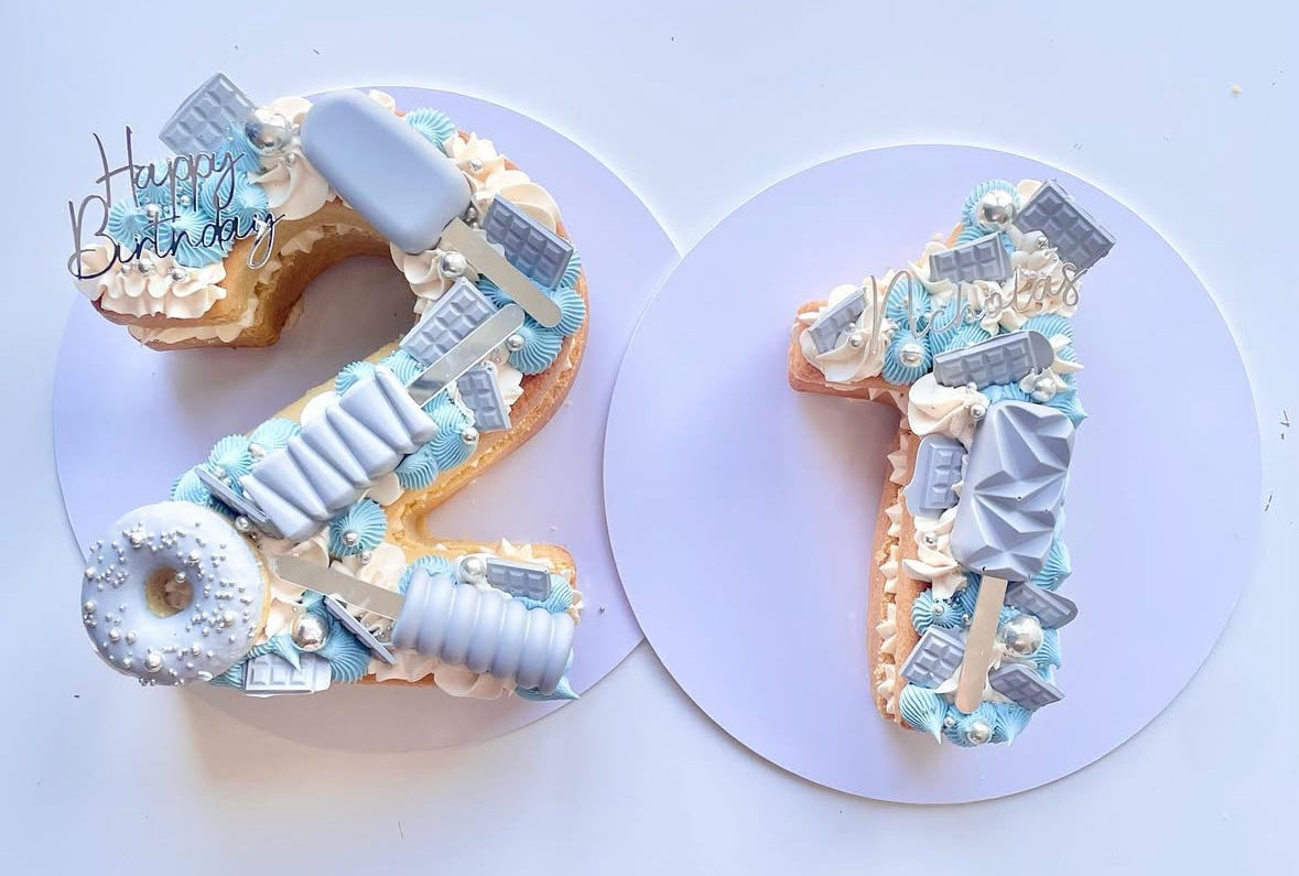 Fully loaded double number cake