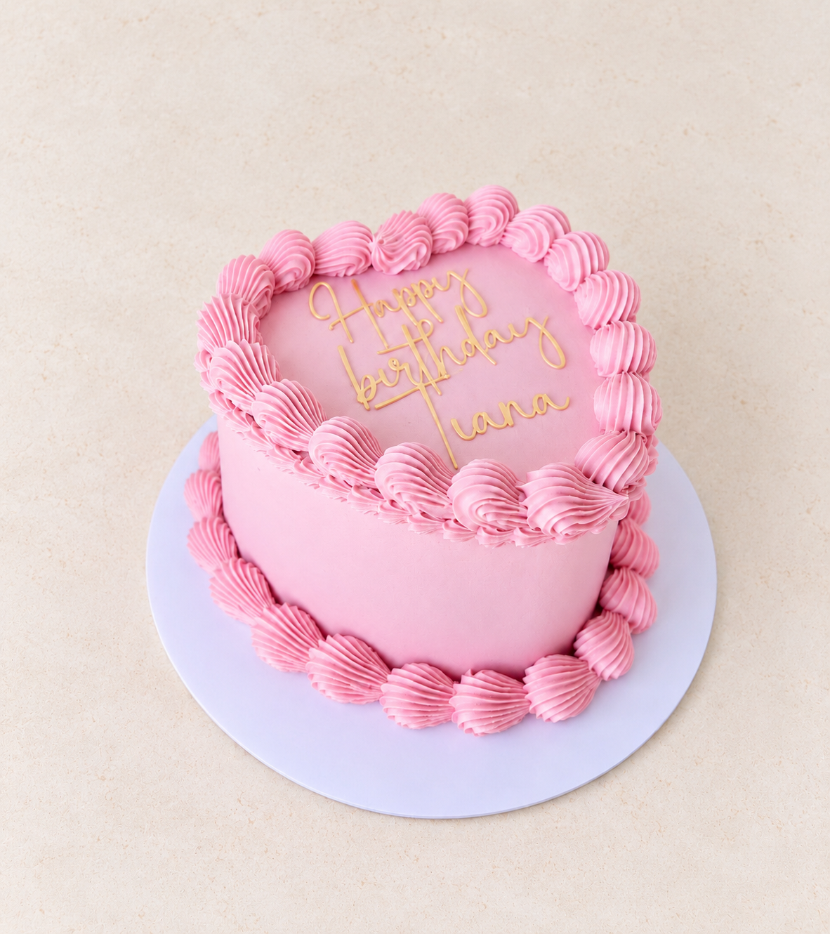 Mini heart cake
