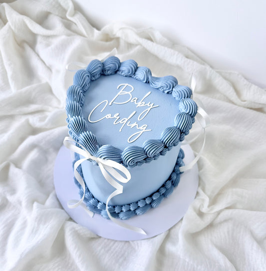 Lambeth heart cake