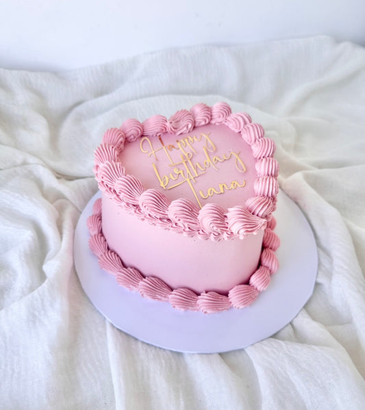 Mini heart cake