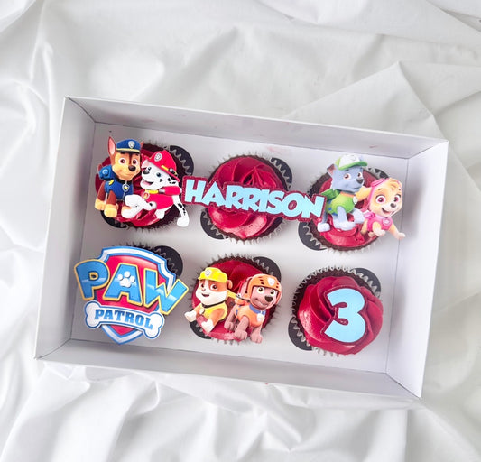 Paw Patrol themed cupcakes