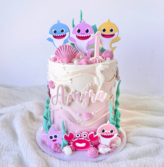 Baby shark cake