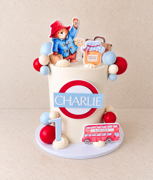 Paddington bear themed cake
