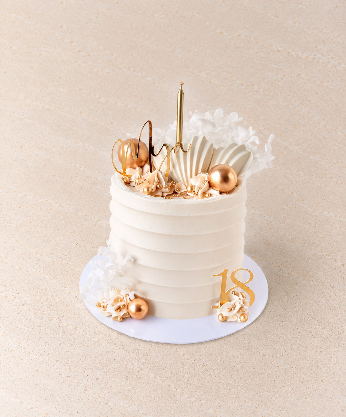 Baby floral cake