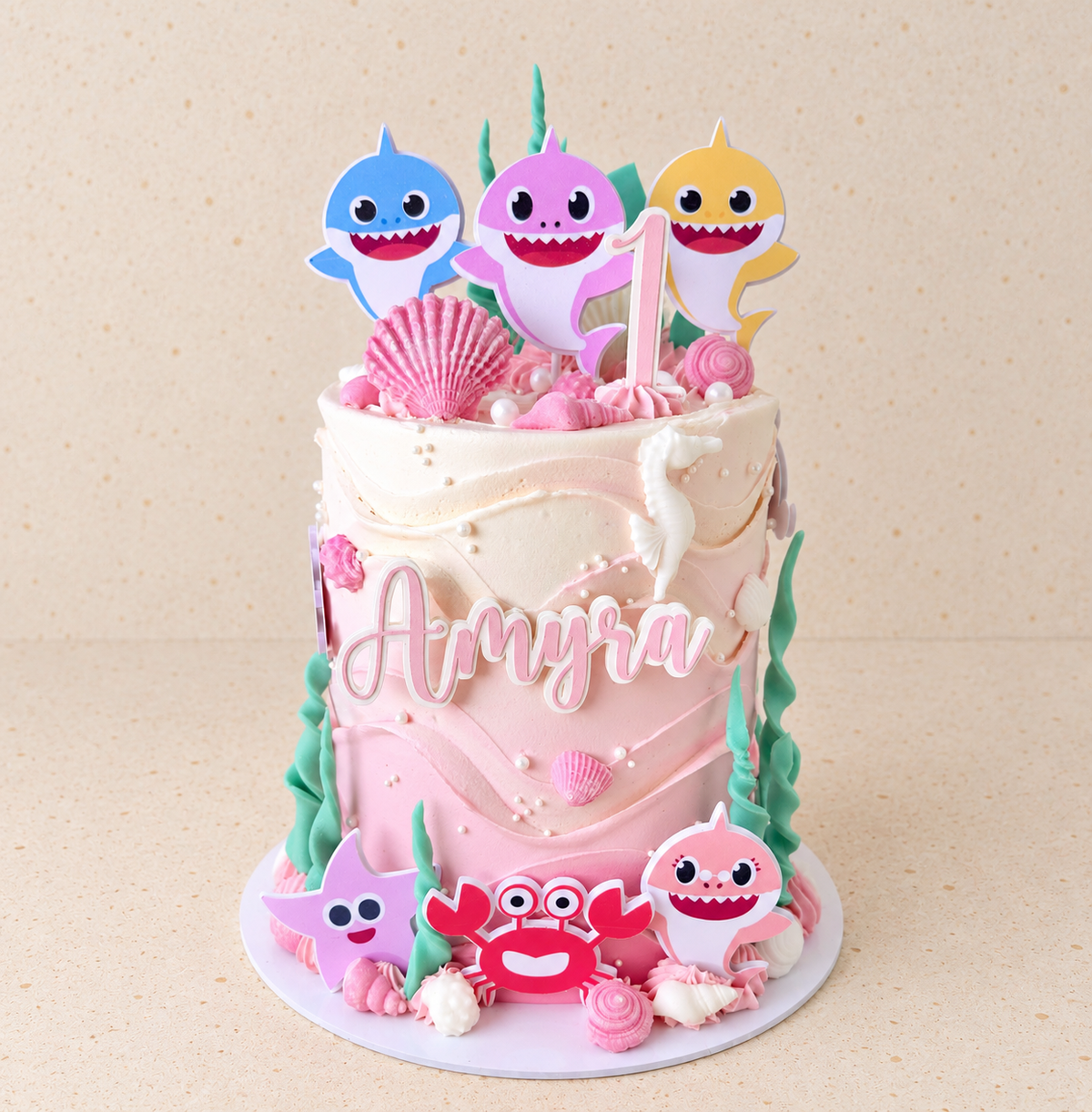 Baby shark cake