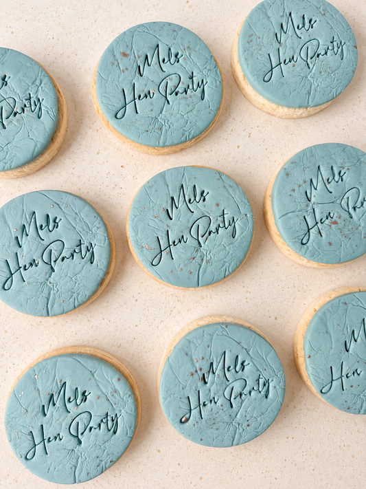 Personalised shortbread biscuits